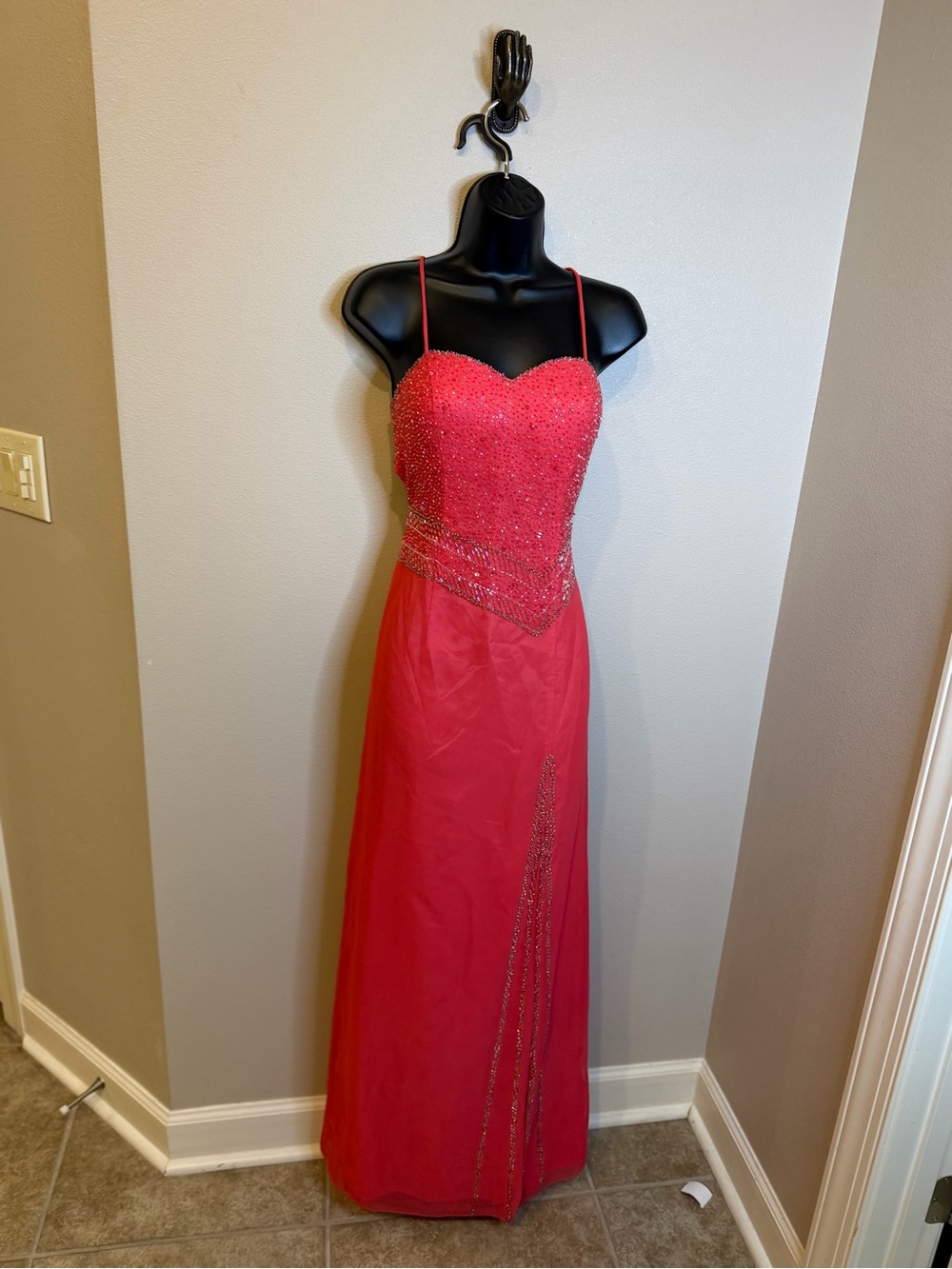 Cire Y2K Pink Beaded Fairy Prom Formal Dress Size 6